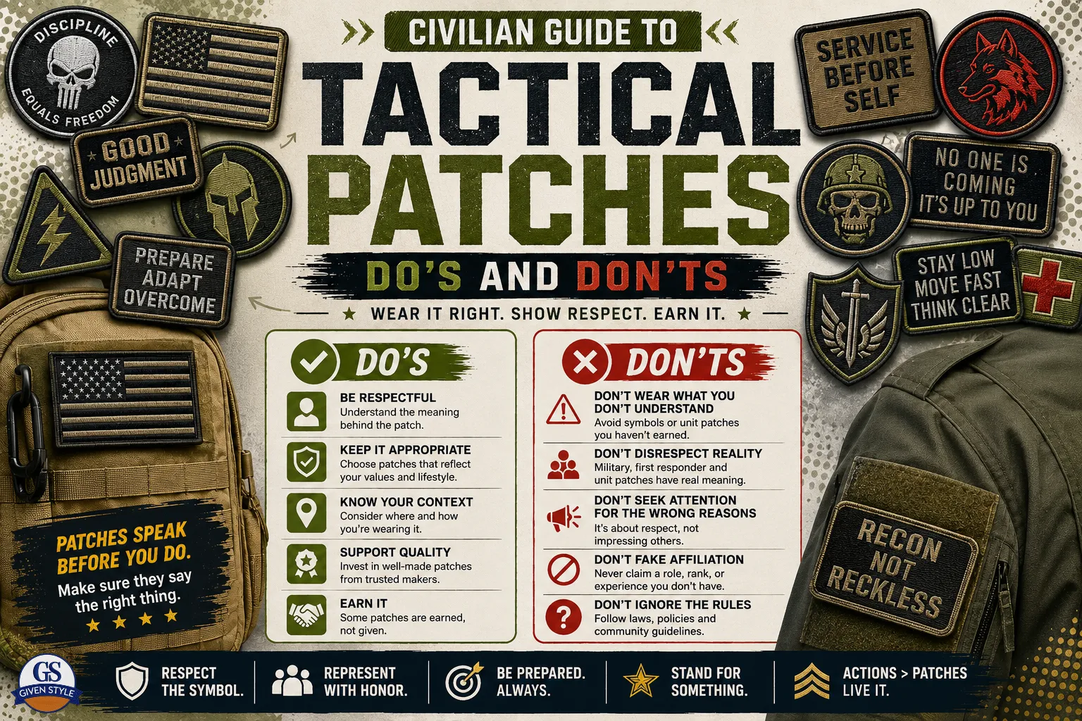 Civilian Guide to Tactical Patches: Do's and Don'ts
