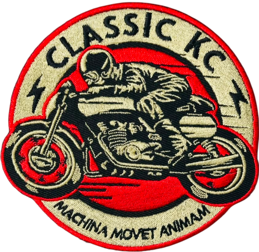 Custom embroidered patches with raised stitching
