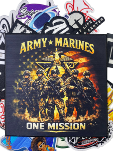 Sublimated Patches